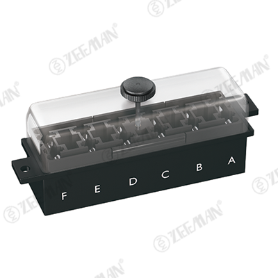 HG-4735-S6B 六檔片狀保險絲座